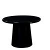 UTAH COFFEE TABLE MARBLE BLACK BASE BLACK W60/D60/H43