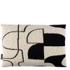 GISELLE PILLOW BLACK 60X40CM