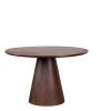 OHIO DINING TABLE ROUND DARK BROWN W120/D120/H76