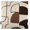 GISELLE PILLOW BROWN 50X50CM