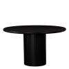 WILMINGTON DINING TABLE BLACK W130/D130/H77